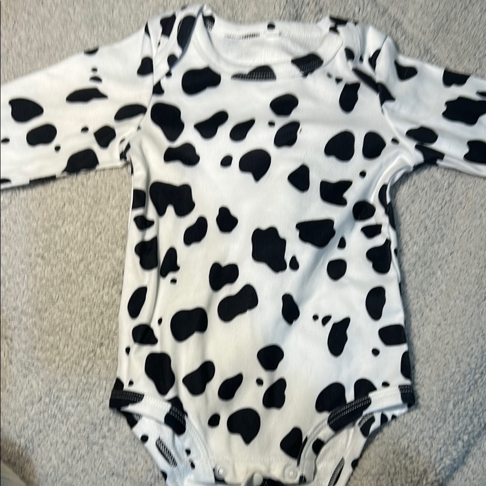 Cow Print Kids One Piece
